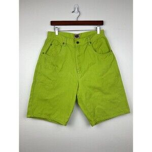 U Jeans Vintage 90s Jorts Brats Green Size 32 Cotton